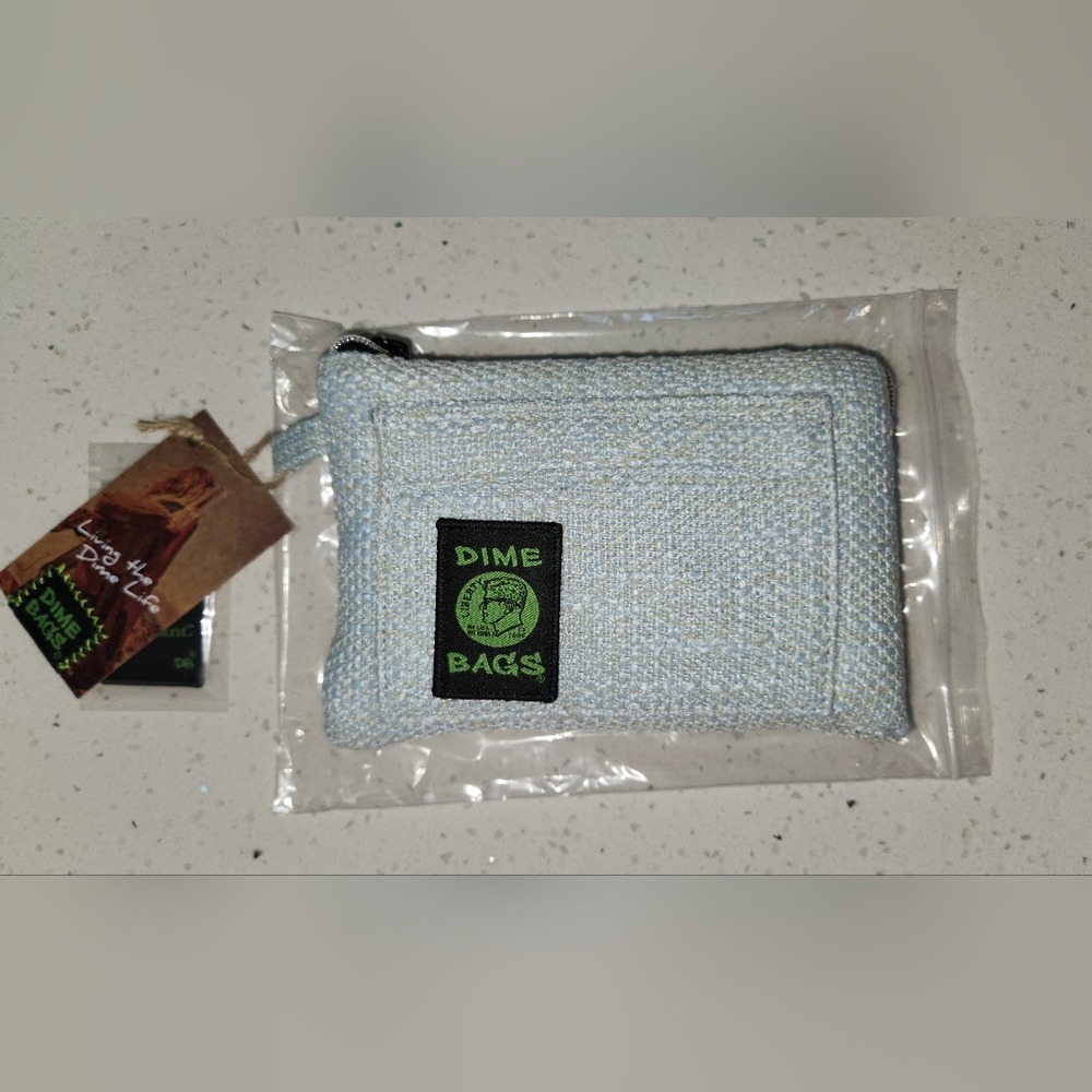 Nwt 8" DimeBags Padded Pouch Blue